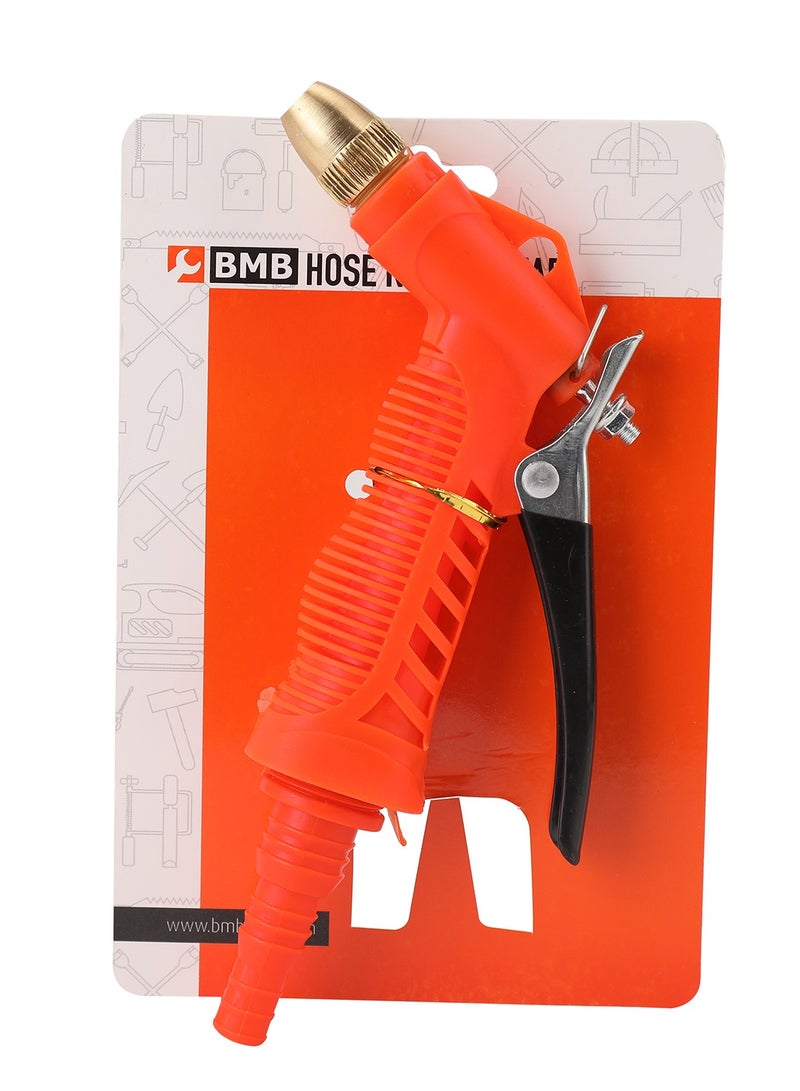 BMB tools Hose Nozzle Head | Eacam Water Spray Gun Copper Nozzle Garden | with Hose Pipe for Garden Hose for Watering Plants Washing Cars | White Joint Plumping Fitting - Image 5