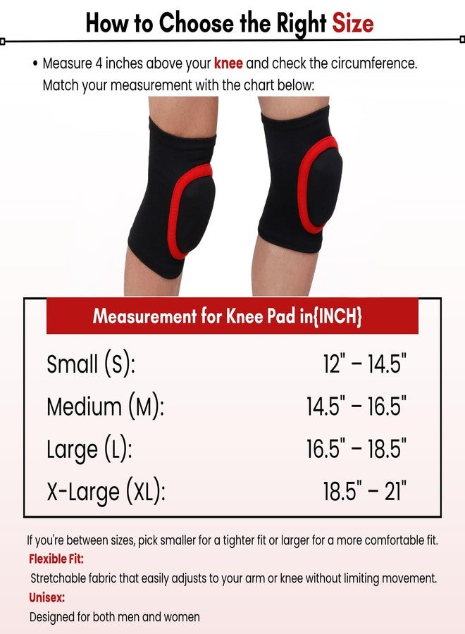 NEVER LOSE Dancing/Skating/Cycling/Guard Protector Knee Pads (Red, Youth) - Image 5