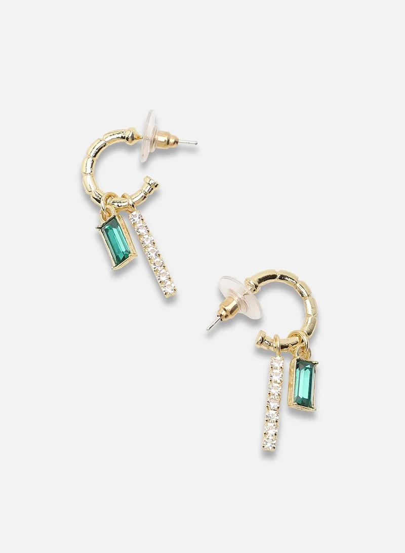 SOHI Party Artificial Hoop Earring Jewellery