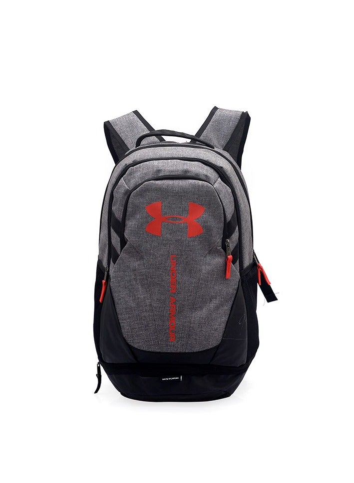 اندر ارمر 【موسم المدرسة】 حقيبة ظهر مدرسية مطبوع عليها سحاب بسعة كبيرة حقيبة ظهر مدرسية حقيبة ظهر كلاسيكية للطالب حقيبة ظهر كلاسيكية للكمبيوتر المحمول حقيبة ظهر ملونة - Image 1