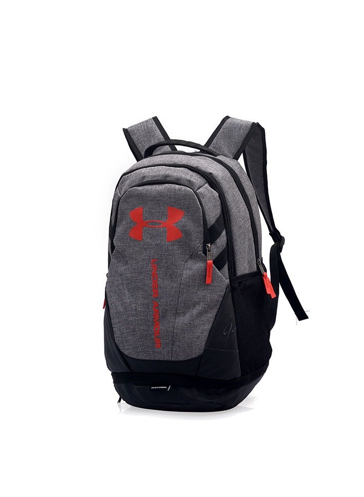 اندر ارمر 【موسم المدرسة】 حقيبة ظهر مدرسية مطبوع عليها سحاب بسعة كبيرة حقيبة ظهر مدرسية حقيبة ظهر كلاسيكية للطالب حقيبة ظهر كلاسيكية للكمبيوتر المحمول حقيبة ظهر ملونة - Image 2