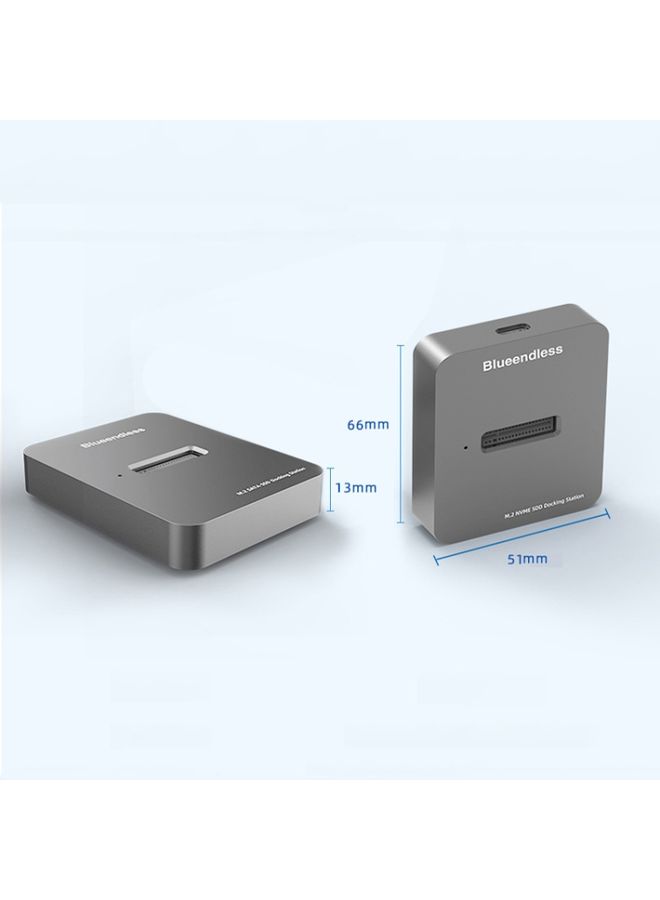 Blueendless M.2 NGFF / NVME Solid State Drive Bottom USB3.1 Notebook External SSD Mobile Hard Disk Socket, Style: SD01 (M.2 SATA Protocol)