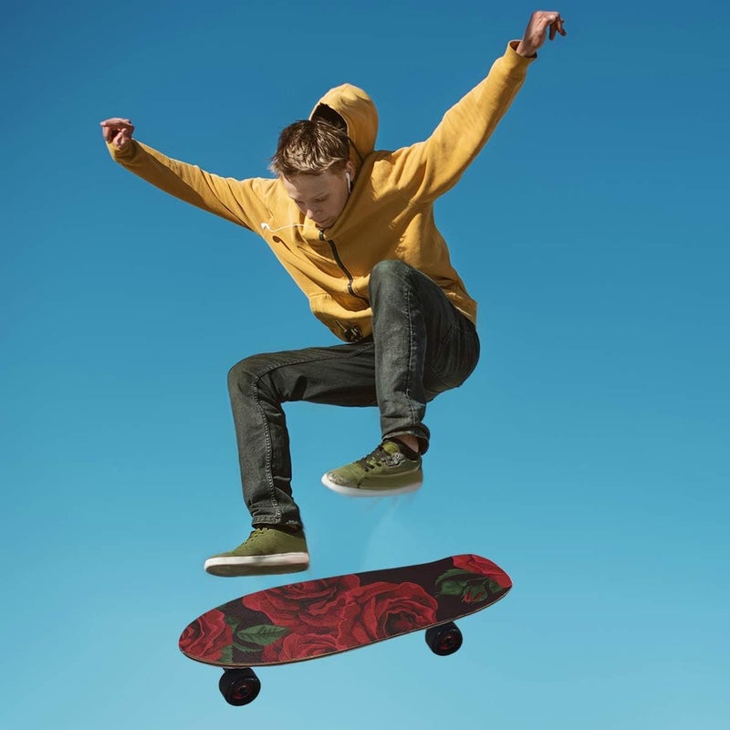senya Skateboard Grip Tape Pirate Flag Longboards Griptape Sandpaper for Rollerboard - Image 4