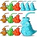 Maxcheck 12 Pieces Dinosaur Cups with Straws and Lids 10oz Dinosaur Party Favor Cups Bulk Plastic Dino Theme Party Supplies Reusable for Dino Birthday Decorations Safari Jungle - Image 3