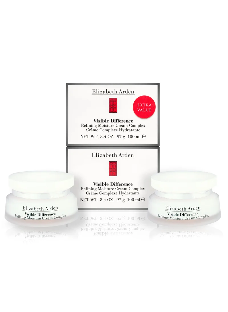 اليزابيث اردن Travel Exclusive Visible Difference Refining Moisture Cream Complex Duo Set, Savings 30%