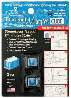 Magic Cube Thread Conditioner, Blue 4.81 x 3.38 x 0.5