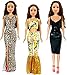Ecore Fun 3 Sets 28 inch Fashion Doll Clothes Casual Outfits Dresses for 28 Inch Girl Doll Clothes Fashion Floral Printed Leopard 28 Inch Doll Clothing - Image 3