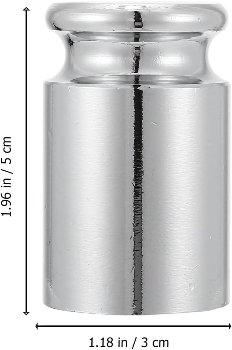 klarako 4 pcs balance weights lab supplies balance calibration weights weighing scale calibration gram calibration weights 200 gram weight lab weights m1 chrome steel electronic scale - Image 3