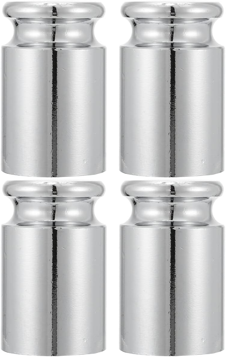 klarako 4 pcs balance weights lab supplies balance calibration weights weighing scale calibration gram calibration weights 200 gram weight lab weights m1 chrome steel electronic scale - Image 4