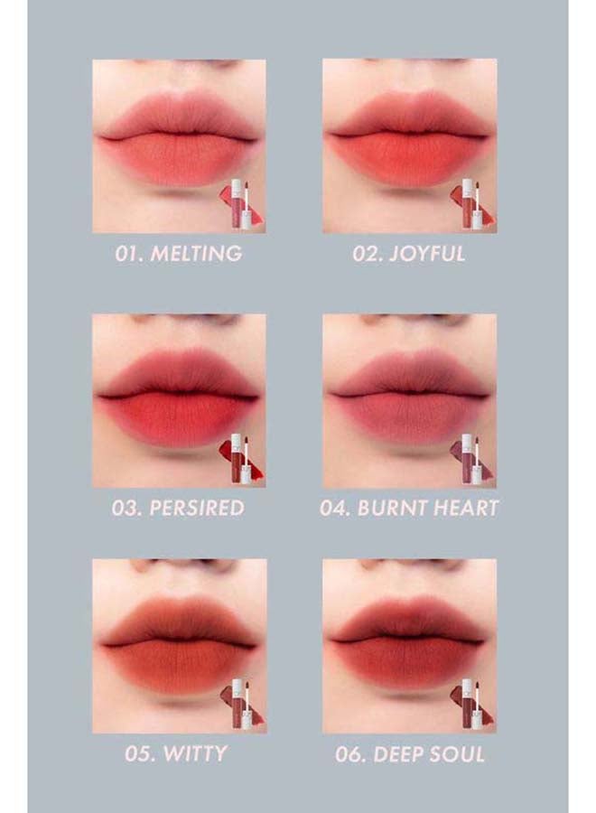 rom&nd Zero Velvet Tint 04 Burnt Heart - Image 5