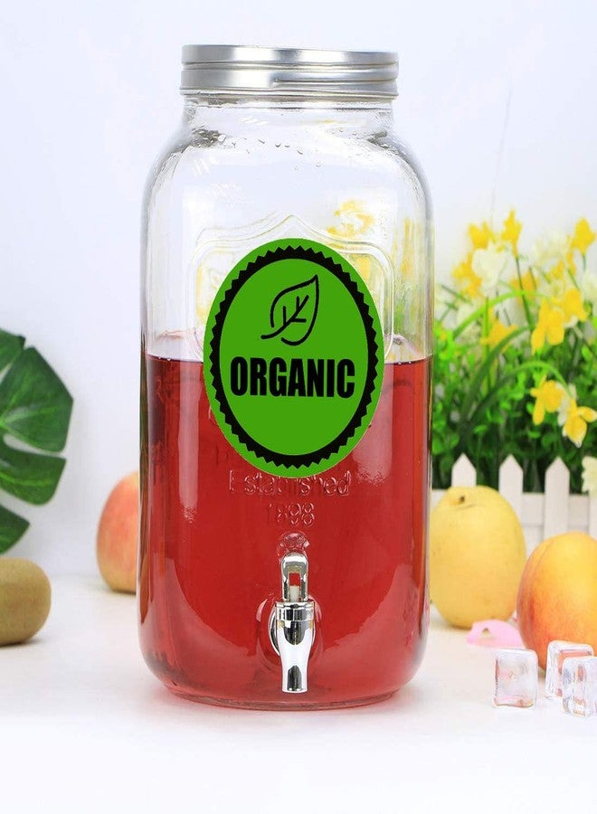 Remarkable Organic Food Rotation Labels - 1.5 Inch Adhesive Round Circle Dots, 500 Labels Per Roll - Image 4