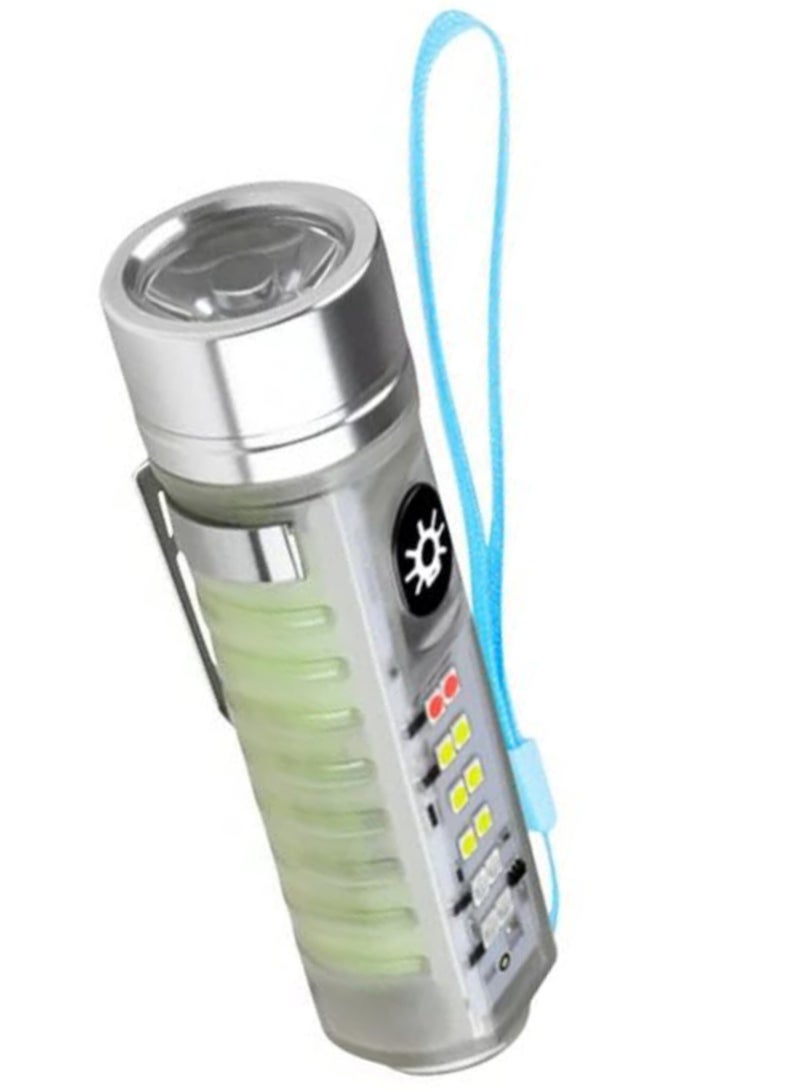 Rechargeable LED Flashlight, Ultra Bright 20000 Lumens, 8 Modes, Zoomable, IP65 Waterproof for Camping & Emergencies - Image 4