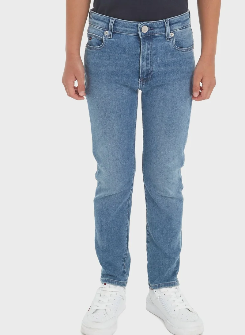 TOMMY HILFIGER Kids Straight Fit Jeans