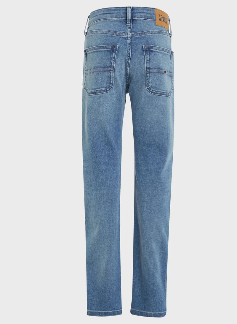 TOMMY HILFIGER Kids Straight Fit Jeans