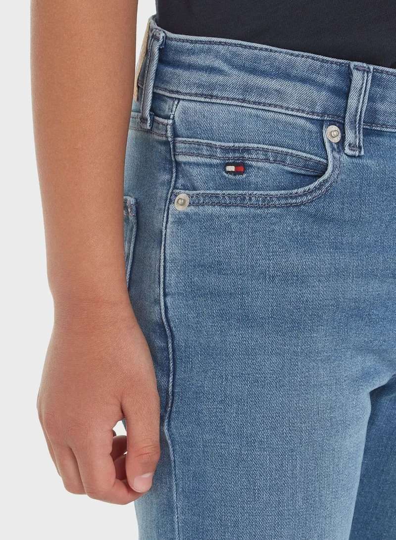 TOMMY HILFIGER Kids Straight Fit Jeans