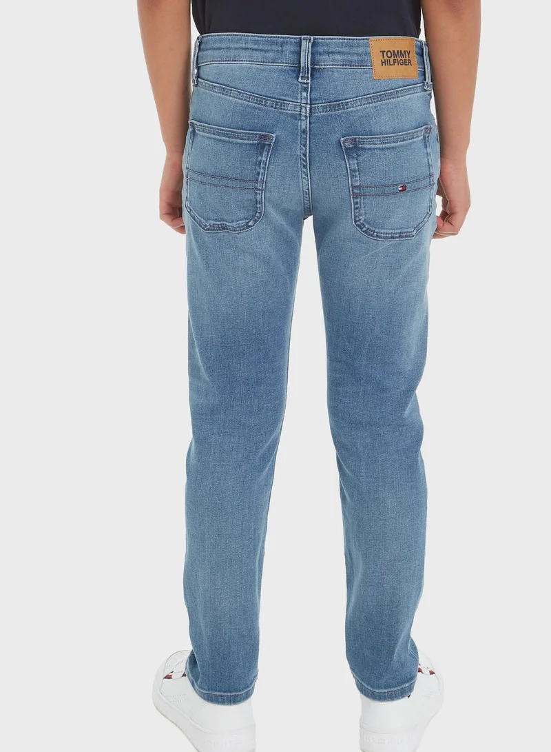TOMMY HILFIGER Kids Straight Fit Jeans