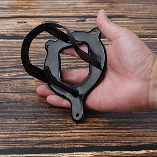 HDYEGY 6 Counts Horse Bridle Rack Bracket Hooks Metal Halter Hanger with Tubes and Screws for Horse Barn Supplies, Black - Image 5