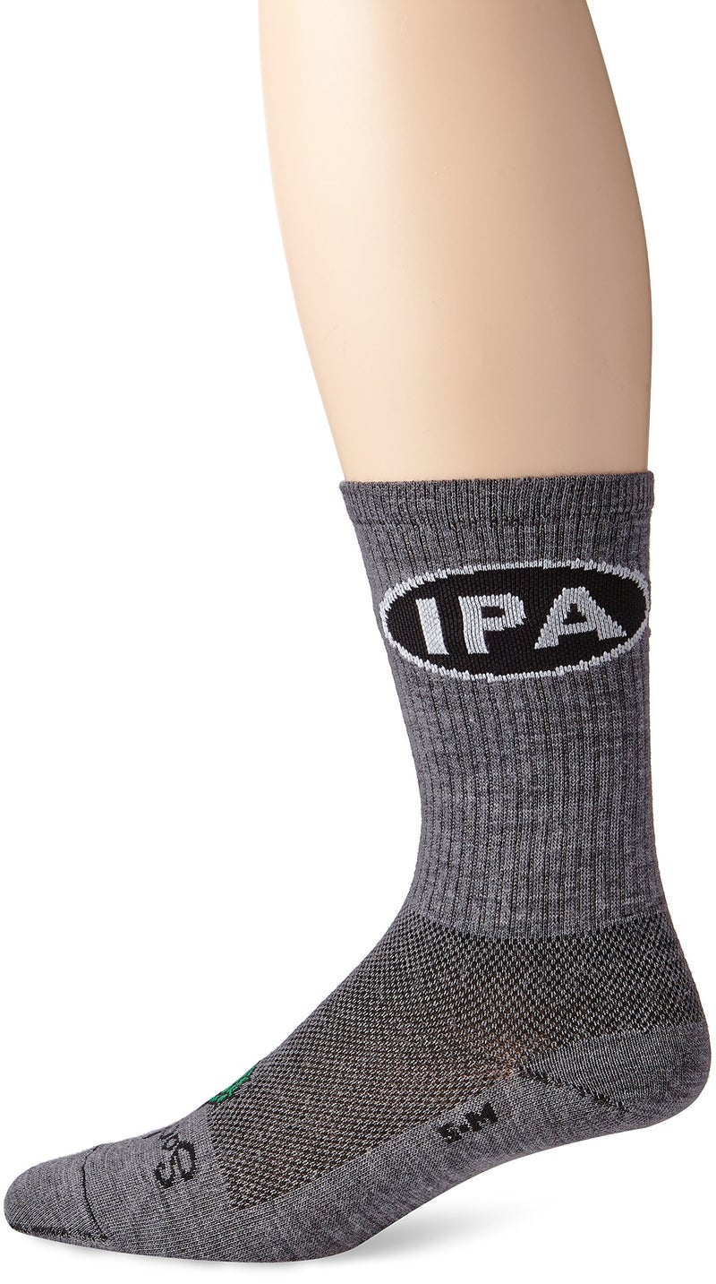 SockGuy, IPA, Wool Crew Sock, Sporty and Stylish, 6 Inches - Large/X Large - Image 4