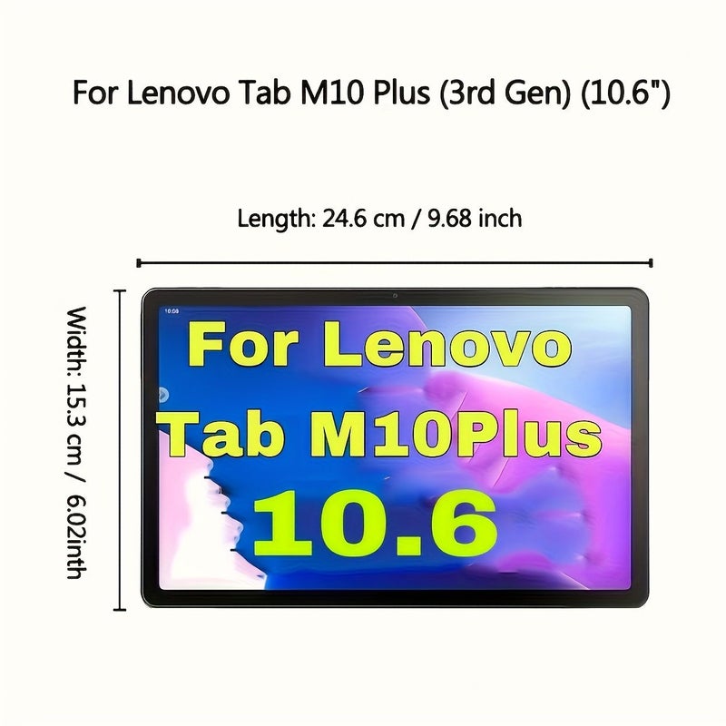 2pcs Tempered Glass Screen Protector For Tab M10 Plus 3rd Gen 10.6 Inch With Easy Installation Tool Kit - Image 2
