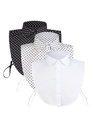 3 Pack Fake Collars, White Detachable Turtleneck Collar Black Half Shirts False Top Mock Blouse Lady's Shirt Joker Decorative Cuff Cotton Choker Tie Lapel Point - pzsku/Z6AE73866670C9CE782EAZ/45/_/1717207025/10ce0dc4-22b2-43a1-a70c-354e451147e5