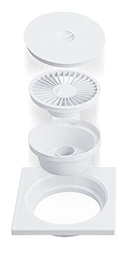 CIPLA PLAST Shower Floor Drain Strainers/Cockroach Trap - BRC 733 White (Pack of 2) - Image 2