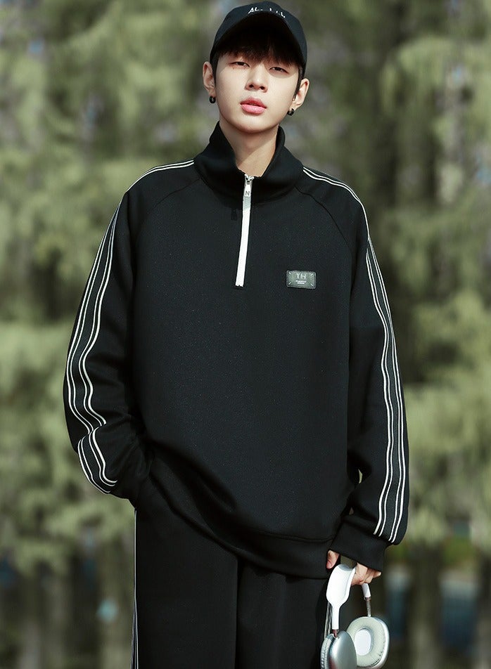 KUYING Men's Loose Sportswear And Sports Pants Two-Piece Set  - Image 3