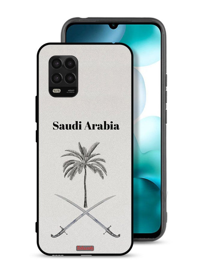 Tolwak - Xiaomi Mi 10 Lite 5G Protective Case Cover Kingdom Of Saudi Arabia Sign Art - Image 1