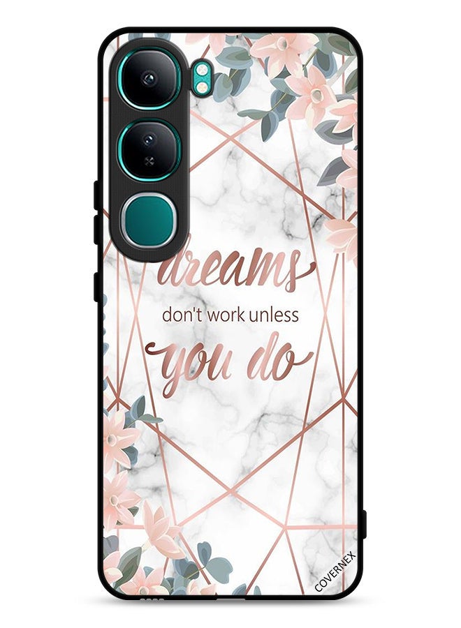 Covernex vivo Y300 5G Protective Case Cover Dreams Don't Work Unless You Do