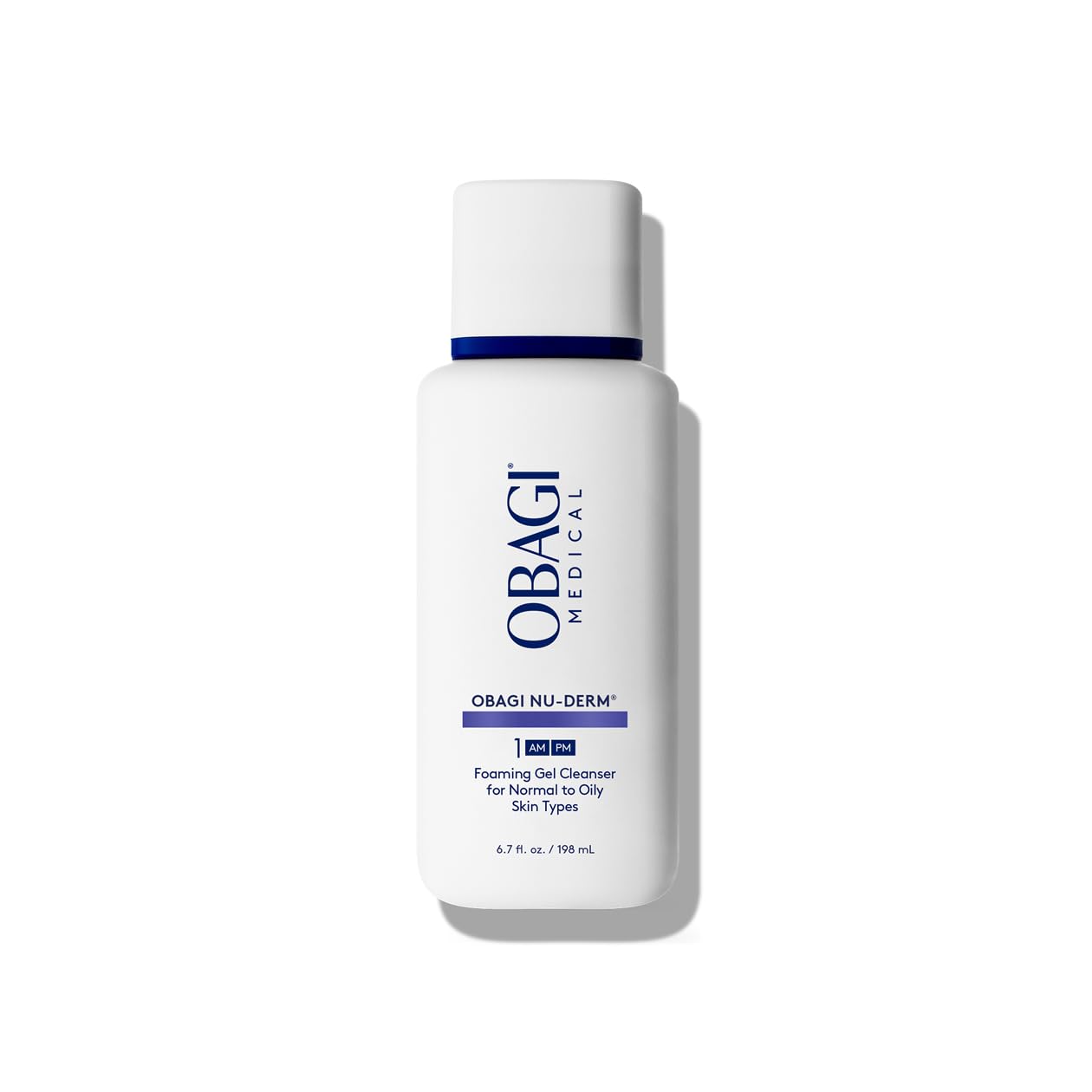 Obagi Nu-Derm Foaming Gel Cleanser for Face – Deep-Cleansing & Hydrating Facial Cleanser with Aloe Vera – For Normal to Oily Skin Types – 6.7 Oz