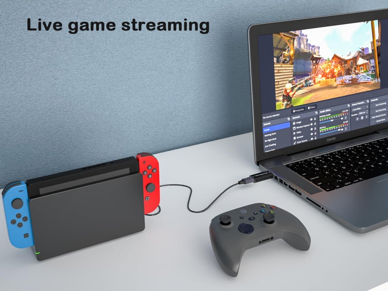 DiamondTiger Capture Card for Streaming - 4K HDMI Video Capture Card,Cam Link Card Game Audio Capture Adapter,HDMI to USB 2.0 Record Capture Device for Streaming, Gaming,Live Broadcasting - Image 5