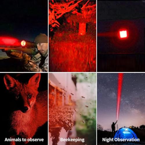 YZYOE Ultra Bright Jade Recognition Flashlight, Outdoor Gemstone Mineral Detection Light with Charge Display, Enhanced 365nm UV Black Mirror Black Light Pen, White Lights, Yellow Lights, red lamp. - Image 4