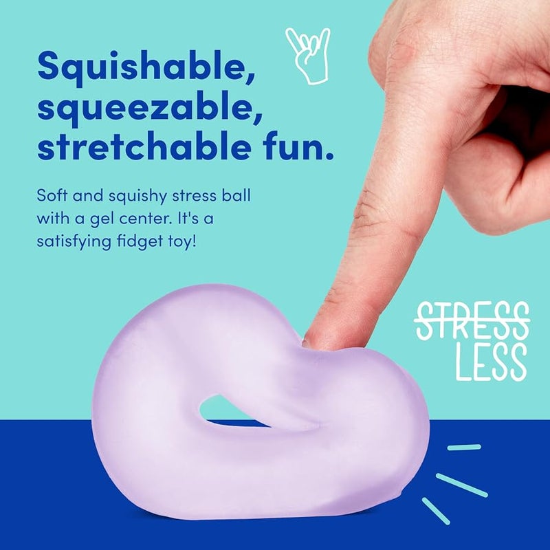 سبيك SPEKS Gump Loop Stress Balls | Ultra Soft Squishy Fidget Toy for Adults & Teens | Stress Relief Desk Toy | Squeezable Memory Gel Filling | Cool - Image 4