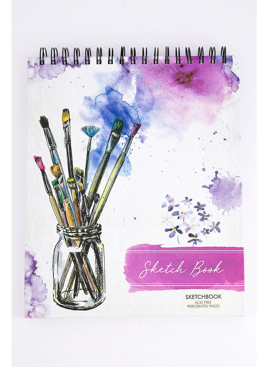 VOTUM Sketch Book 50 Pages, Purple  - Image 1