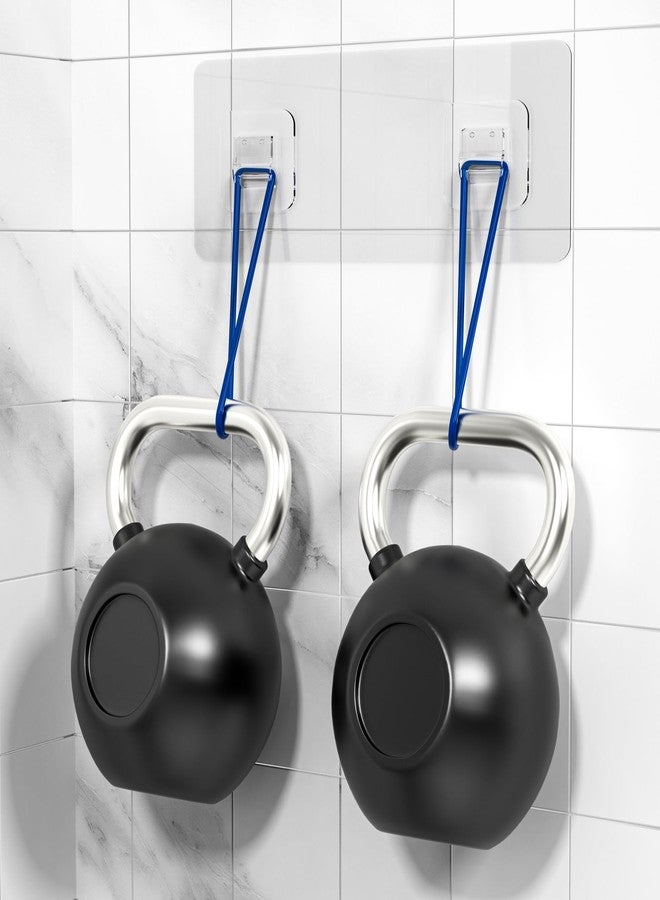 Moforoco Strong Sticky Waterproof Heavy-Duty Wall Adhesives Hooks for Soap Holder and Corner Shower Caddy - Image 2