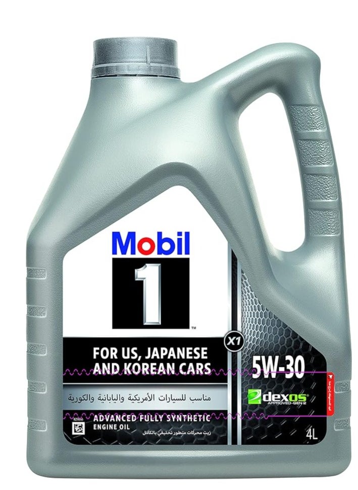 mobil 1 Advanced Full Synthetic Motor Oil 5W-30 4L 