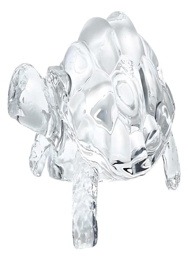 Lightahead Chinese FENG Shui Tortoise Turtle Glass Statue Lucky Gift of Good Health (Big) - Image 1