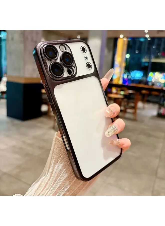 Black Matte Wireless Charging Case for iPhone 13 Clear Shockproof Anti Drop Cover - Image 1