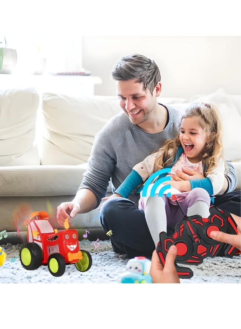 Excefore Crazy Jumping Car Toy,  Fast Stunt RC Cars, with Lights & Music, Wireless Remote Dancing Stunt Car, Double Sided Driving Trucks, RC Crawler Toy Cars for Kids Gift for Kids (Red) - Image 3