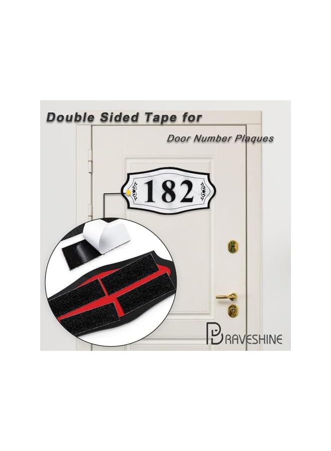 PROMASS promass Heavy Duty Mounting Tape Double-Side Reclosable Hook Loop Strips Tape Sticky Fastener Waterproof Indoor Outdoor Use for Holds Picture Frame and Tools (15Pack- 3x10cm)  - Image 4