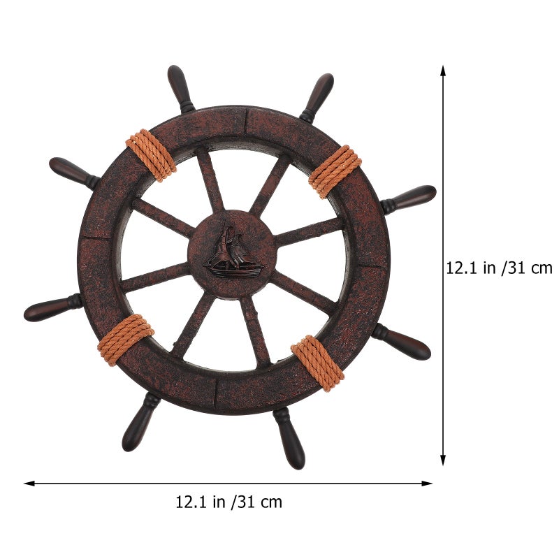 Mediterranean Helm Ornament, Creative Hanging Decoration for Beach House Walls and Gardens - Image 2