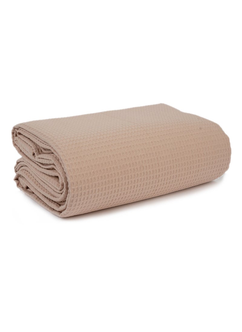 Home of linens Cotton Bedspread Bois De Rose 230x250  - Image 1
