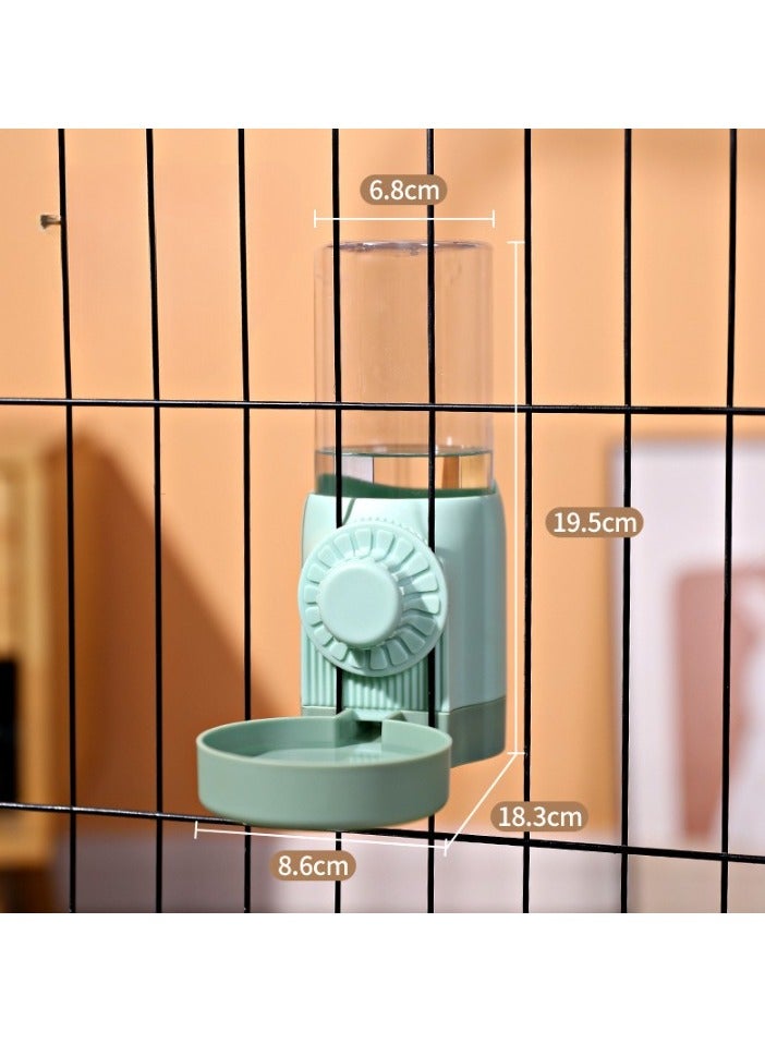 AROAQ Pet Water Bottle, 1pc Hanging Water Dispenser Feeder For Pets, Ball-type Automatic Dog Water Feeder, Portable Dog Water Feeder Bootle For Dog Cat Puppy, (Pallet—green) - Image 1