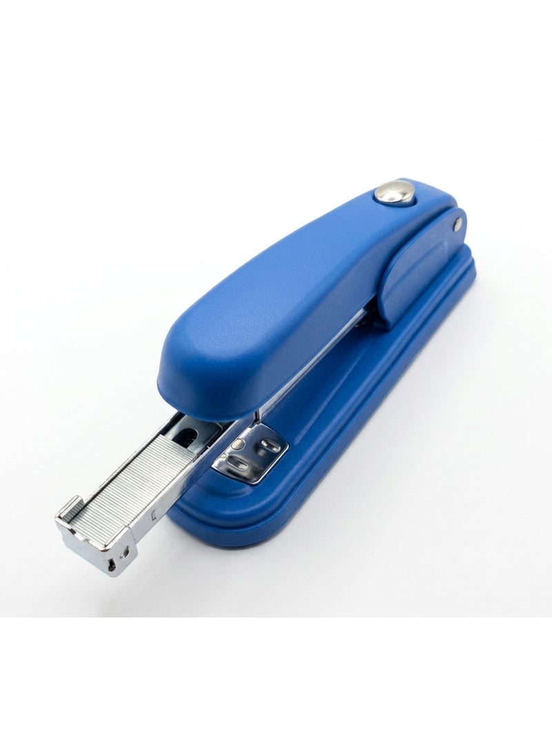 Durable metal desk stapler with an ergonomic design and non-slip silicone base – standard size for office and school (various colors) - Image 3