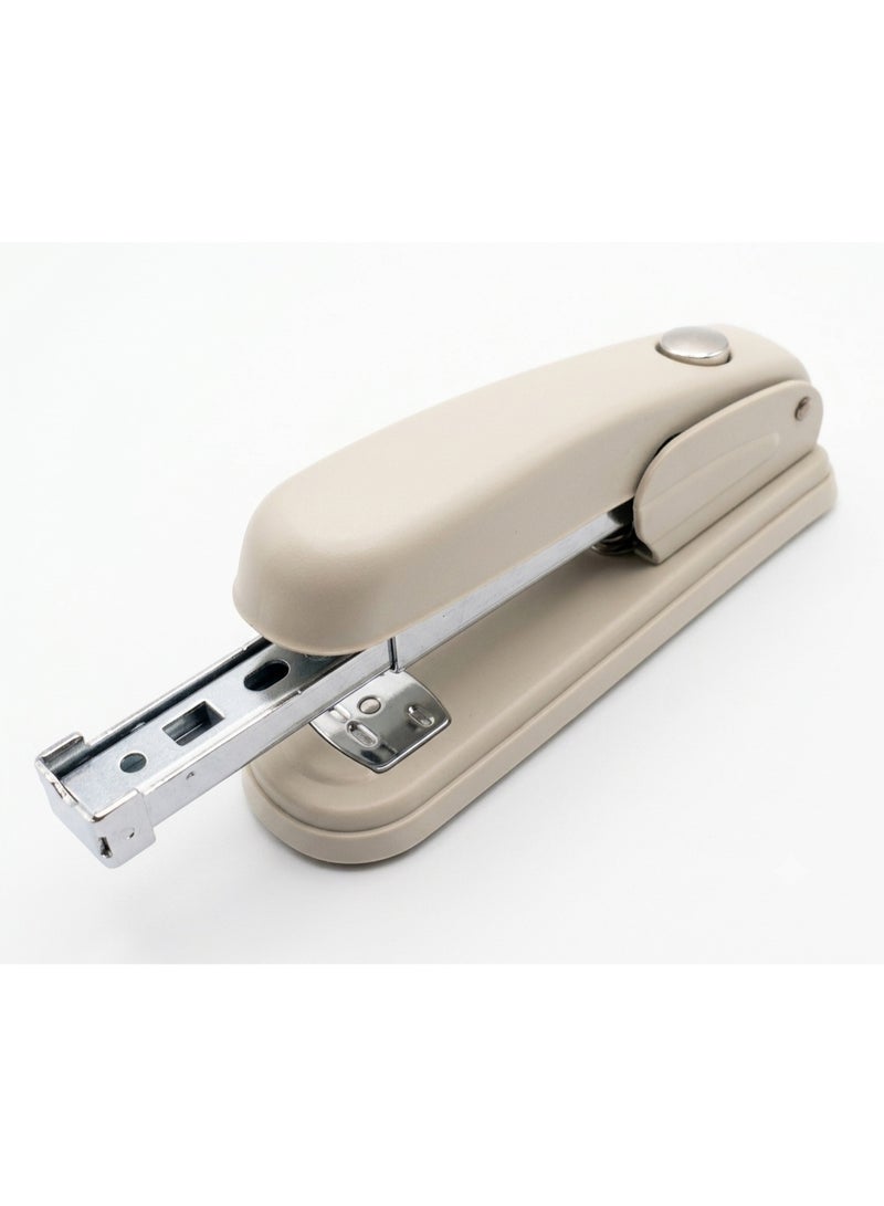 Durable metal desk stapler with an ergonomic design and non-slip silicone base – standard size for office and school (various colors) - Image 5
