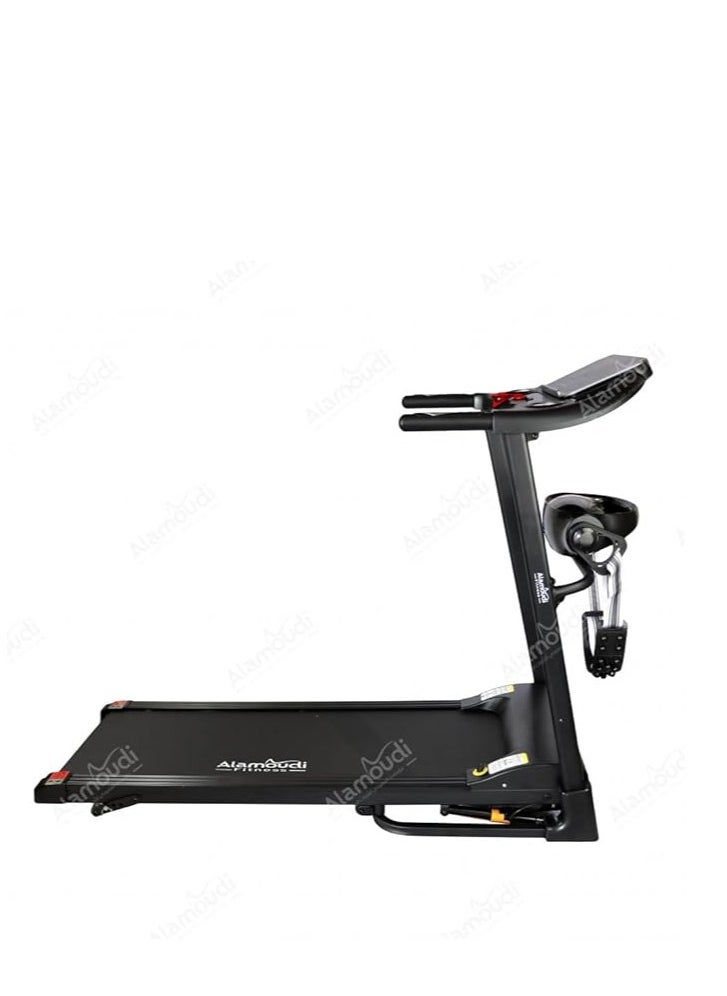 T600CD running track with large running surface, black