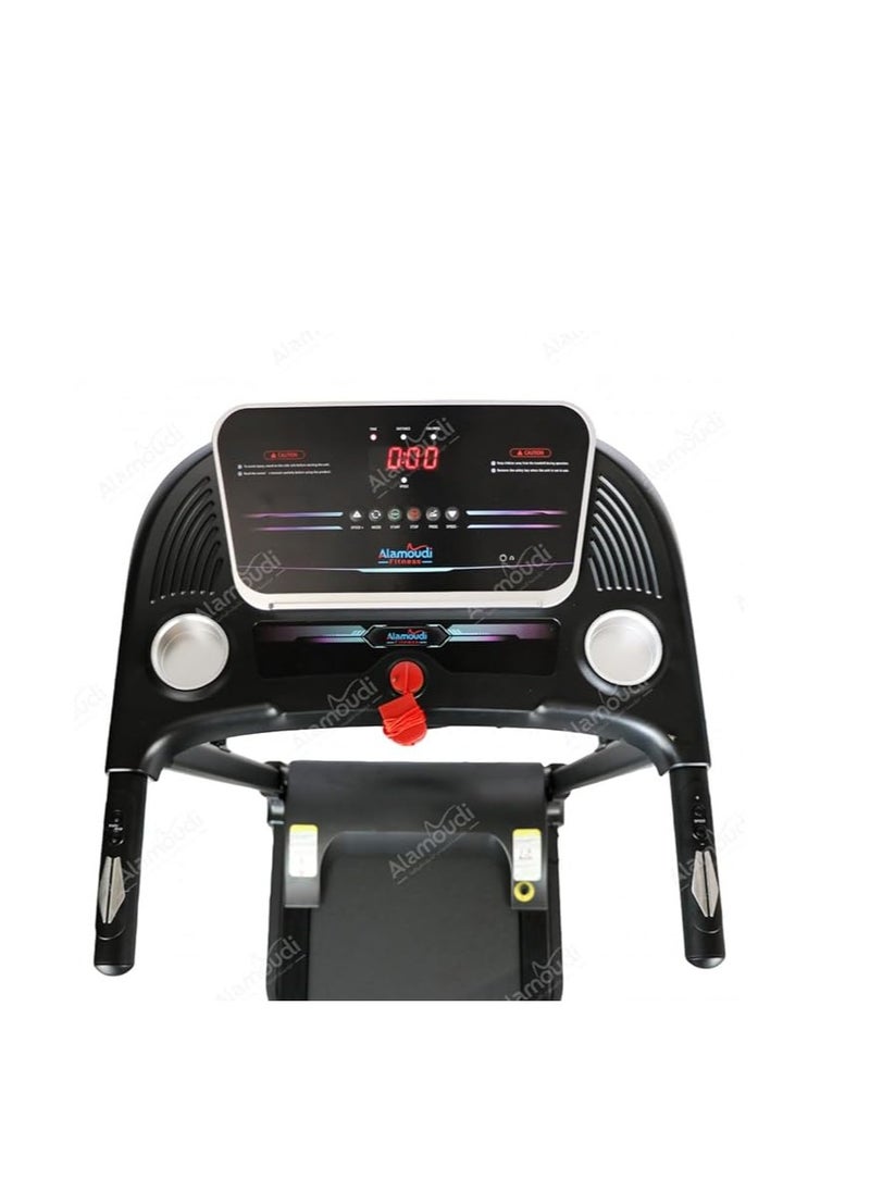 T600CD running track with large running surface, black