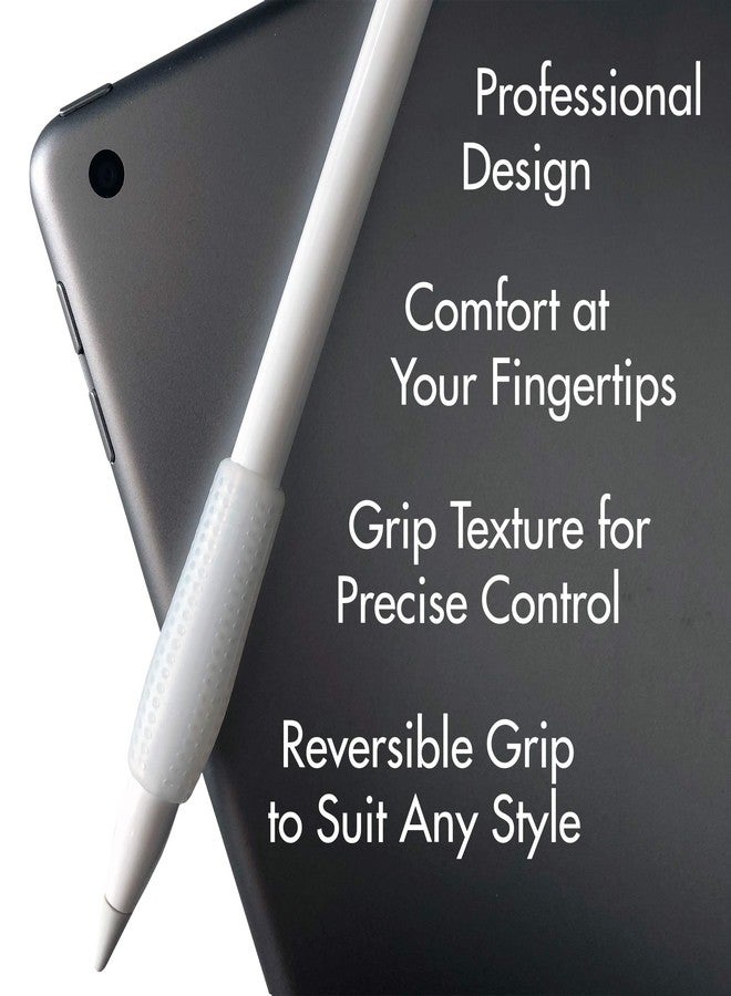 Chrome Cherry Omni Grip 6-Pack of Premium Comfort Grips, Perfect for Apple Pencil, Apple Pencil 2, Styluses, Pens and Pencils - Image 3