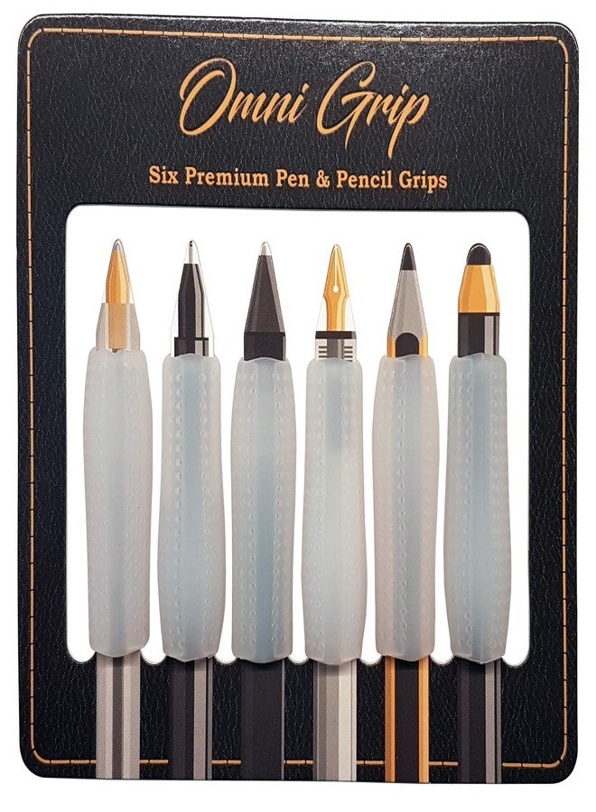 Chrome Cherry Omni Grip 6-Pack of Premium Comfort Grips, Perfect for Apple Pencil, Apple Pencil 2, Styluses, Pens and Pencils - Image 1