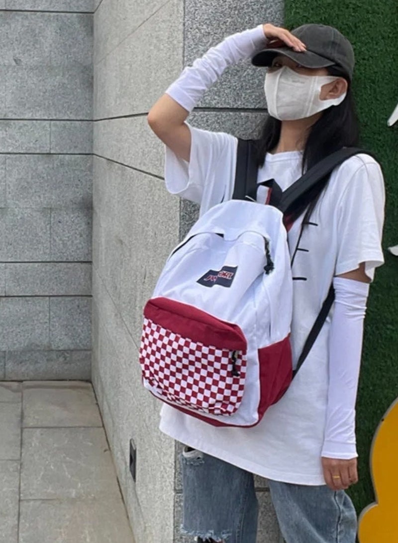 JANSPORT 【School season】Classic Colorful School Bags Classic Basic School Bags Colorful Checkerboard School Bags Back to School School Bags Laptop School Bags - Image 2