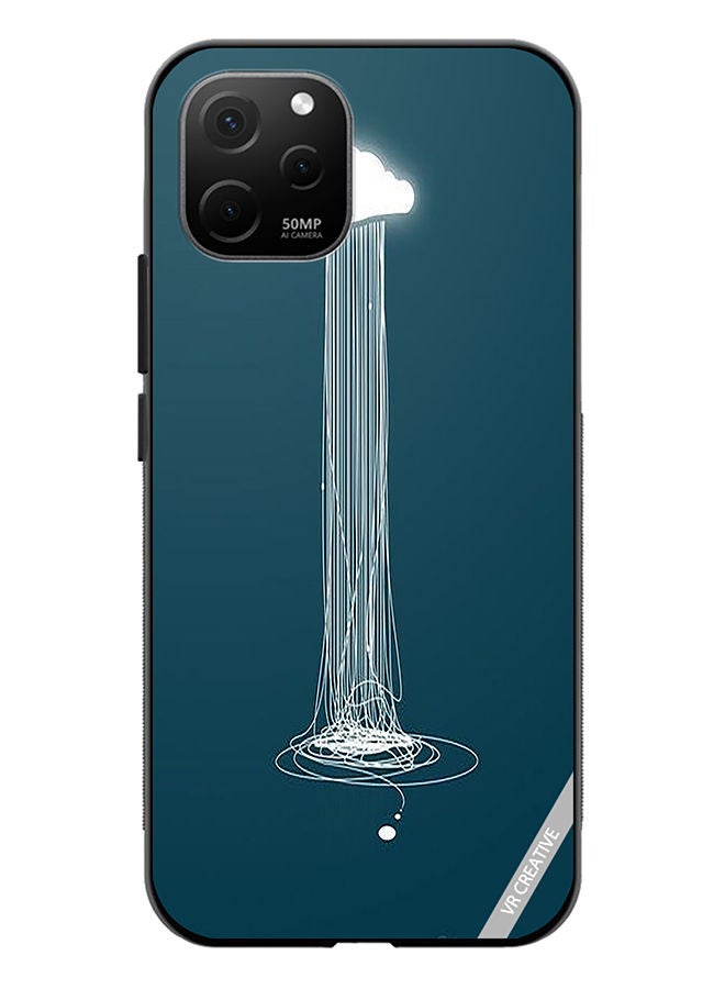 VR CREATIVE Protective Case Cover For Huawei Nova Y61 Animated Rain Design Multicolour - Image 1